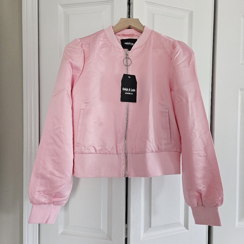 Calvin Klein Pink Women's Bomber Jacket